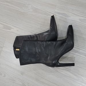 Colin Stuart Black Leather Boots